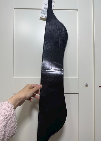 Siyah Deri Kemer - Görsel 3