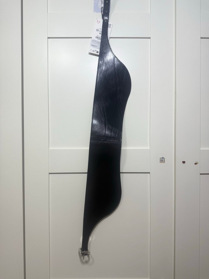 Siyah Deri Kemer - Görsel 2