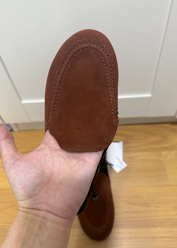 Kahverengi Süet Stiletto Topuklu Kadın Terlik - Görsel 3