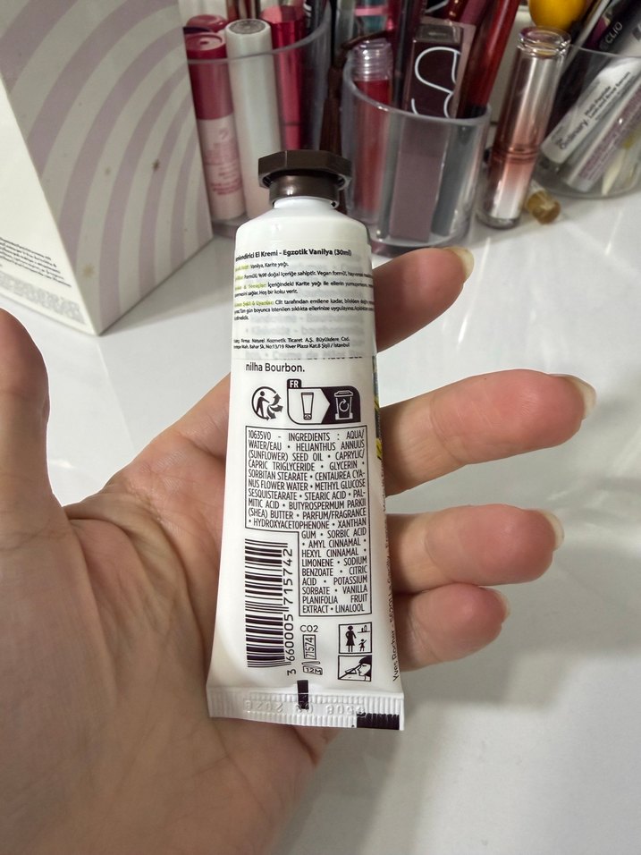 Yves Rocher Vanilya el kremi 30ml - Görsel 2