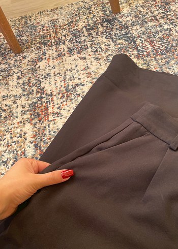 Trendyol & Milla Düğmeli Kahverengi Kadın Kumaş Pantolon