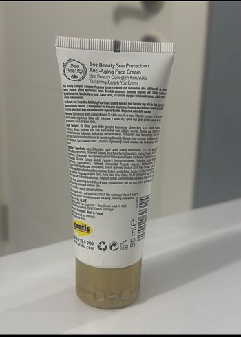 Bee Beauty SPF 50 Güneş Koruyucu Yüz Kremi - Görsel 2