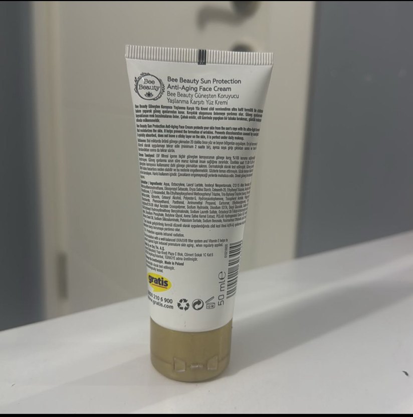 Bee Beauty SPF 50 Güneş Koruyucu Yüz Kremi - Görsel 2