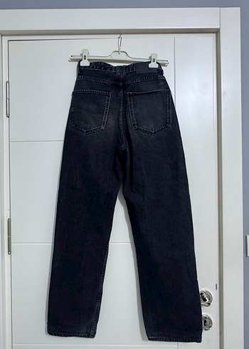 Siyah baggy erkek Denim Pantolon - Görsel 2