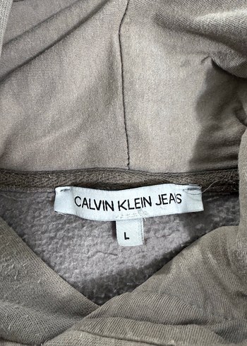 Gri Kapüşonlu  Sweatshirt - Görsel 3