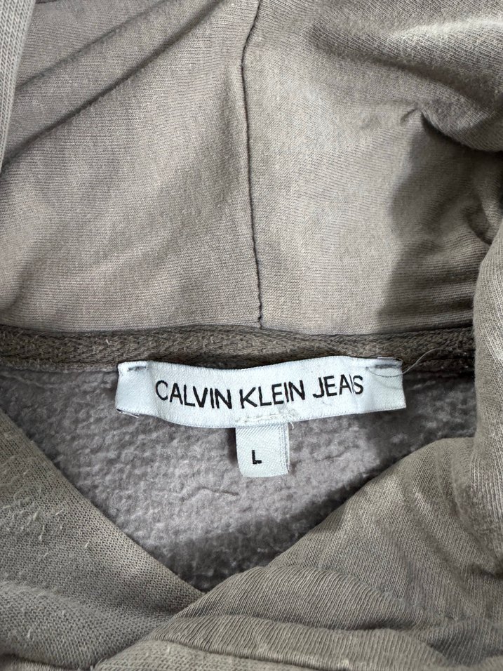 Gri Kapüşonlu  Sweatshirt - Görsel 3