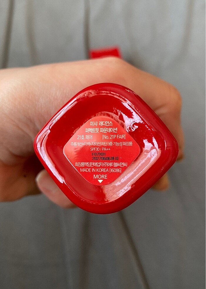 MISSHA Radiance Perfect Fit Fondöten (No:21) - Görsel 2