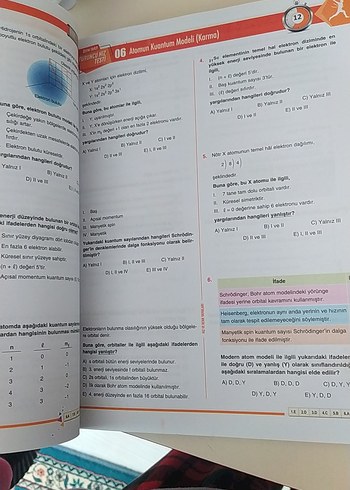 AYT Kimya Soru Bankası - Görsel 6