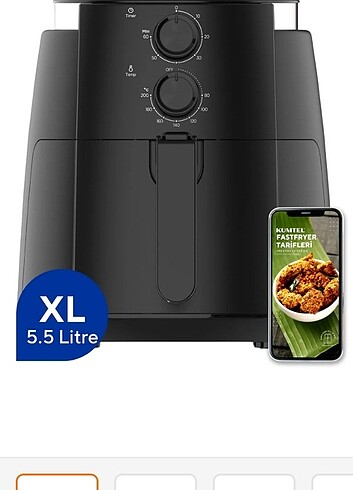 Yağsız Fritöz Airfryer Fastfryer XL