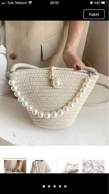 Çantanın ön incisi ilan
