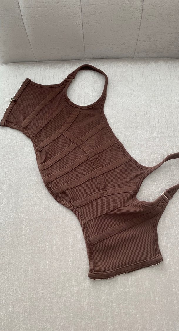 Kahverengi Fitilli Hemşire Korsesi - Görsel 2