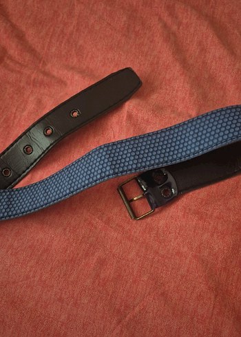 mavi renkli cocuk pantolon kemeri - Görsel 4