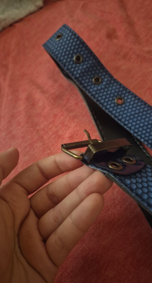 mavi renkli cocuk pantolon kemeri - Görsel 2