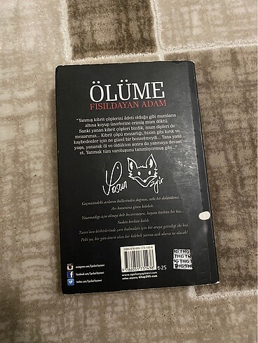  Ölüme fısıldayan adam kitabı