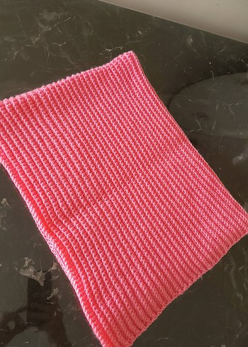 Pembe Çocuk Örgü Battaniye - Görsel 4