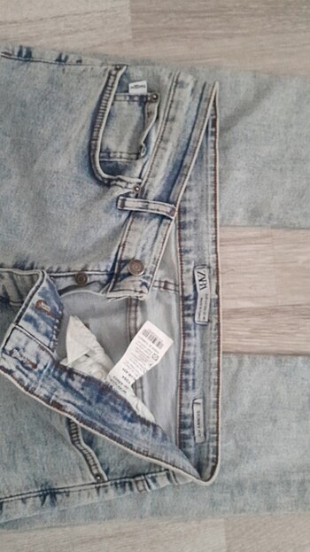 33 Beden mavi Renk Esnek erkek fit kot pantolon