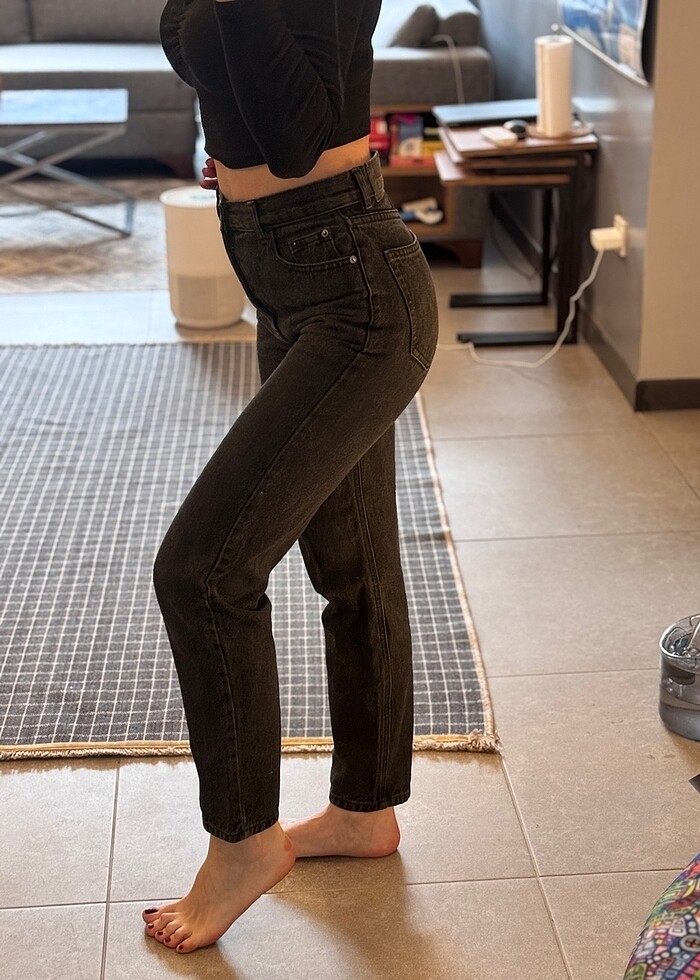 Pullbear kot jeans - Görsel 2