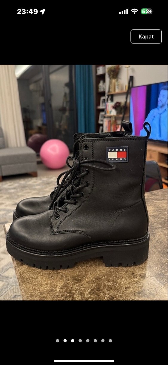 Tommy Hilfiger bot kullanılmamış sıfır - Görsel 3