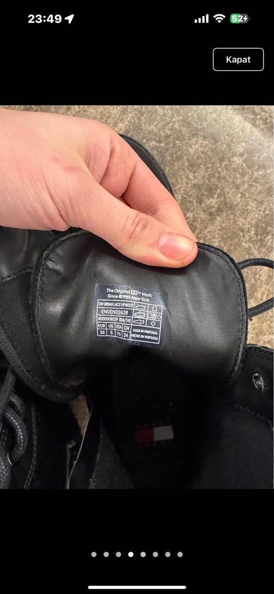 Tommy Hilfiger bot kullanılmamış sıfır - Görsel 5