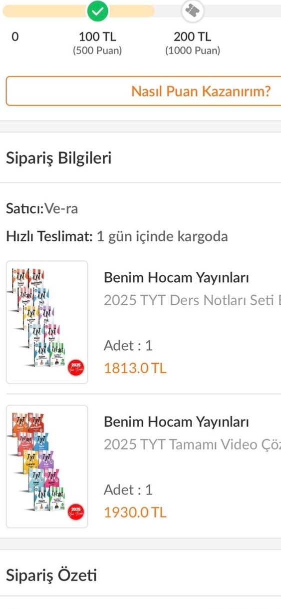 Orijinal benim hocam yayınları tyt kitapları - Görsel 2