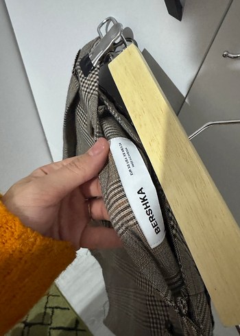 Tokalı Bej Kadın Mini Etek - Görsel 5