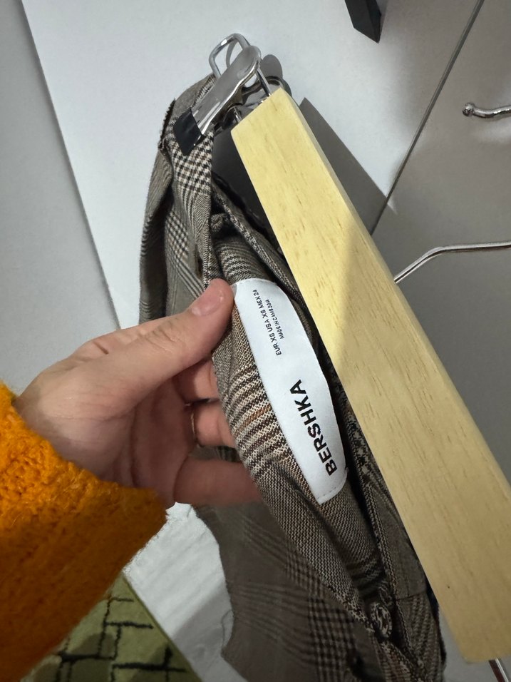 Tokalı Bej Kadın Mini Etek - Görsel 5