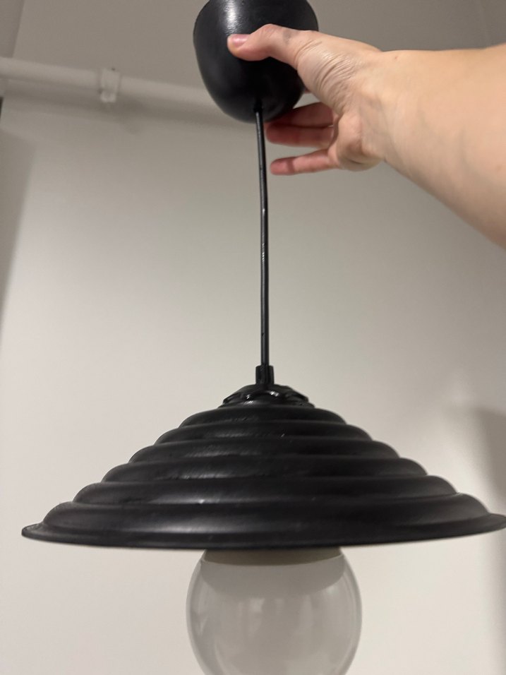 Siyah Modern Tavan Lambası - Görsel 5