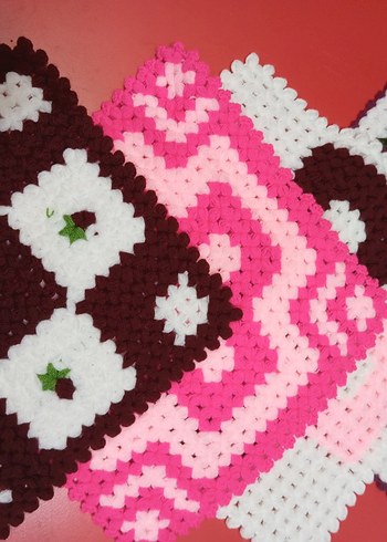 Renkli Örgü Banyo Süngeri - Görsel 7