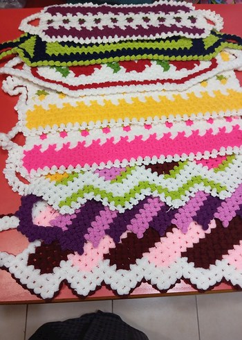 Renkli Örgü Banyo Süngeri - Görsel 6