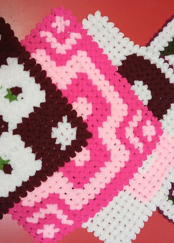 Renkli Örgü Banyo Süngeri - Görsel 3