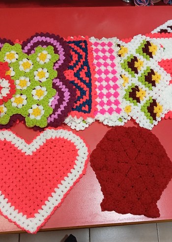 Renkli Örgü Banyo Süngeri - Görsel 10