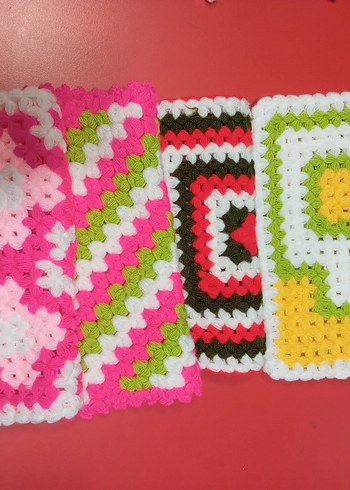 Renkli Örgü Banyo Süngeri - Görsel 4