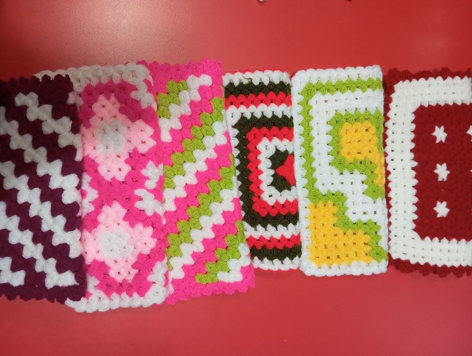 Renkli Örgü Banyo Süngeri - Görsel 4