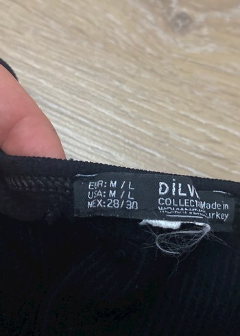 Siyah uzun kollu crop - Görsel 4