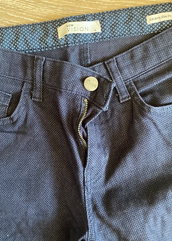 Lacivert erkek slim fit pantolon - Görsel 2