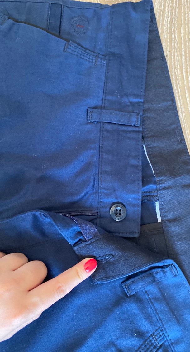 Erkek Lacivert Regular Fit Denim Pantolon - Görsel 2