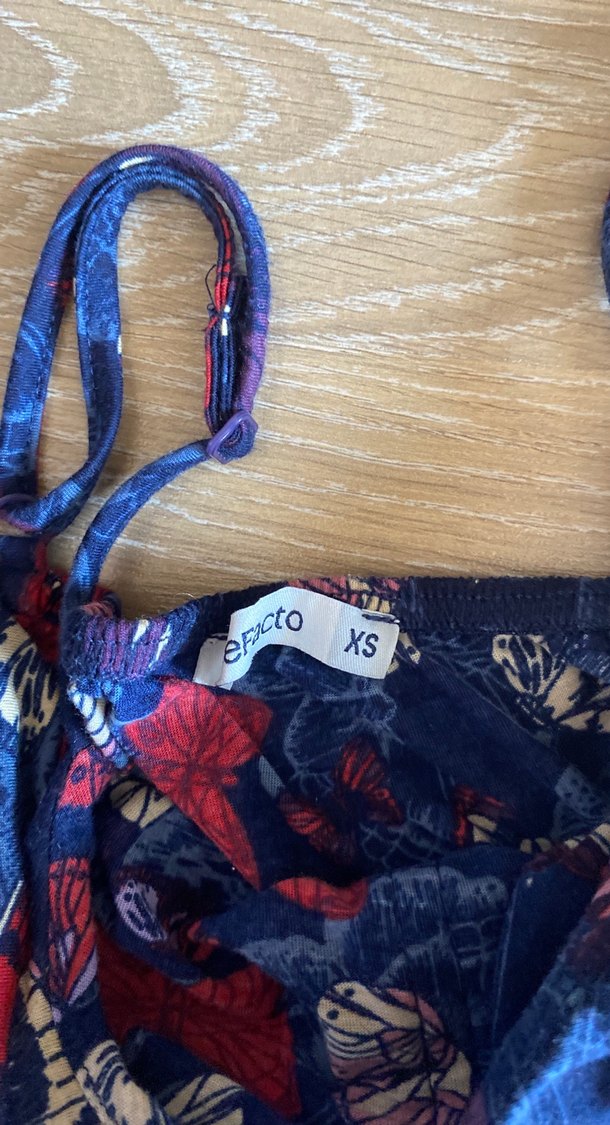 çiçekli y2k elbise - Görsel 5