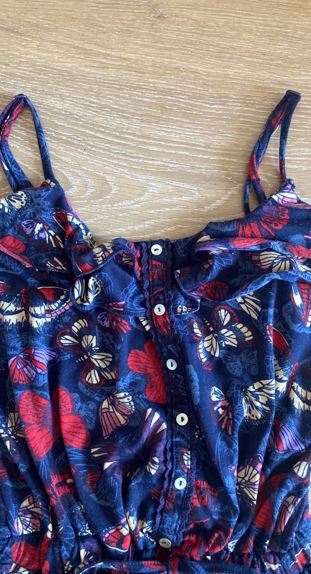 çiçekli y2k elbise - Görsel 3