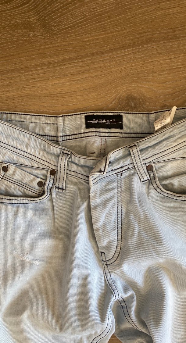 Zara Buz mavisi erkek pantolon - Görsel 2