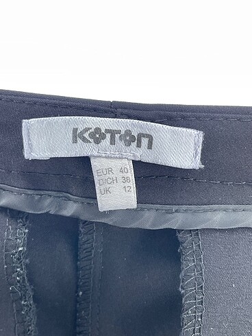 40 Beden siyah Renk Koton Kumaş Pantolon %70 İndirimli.