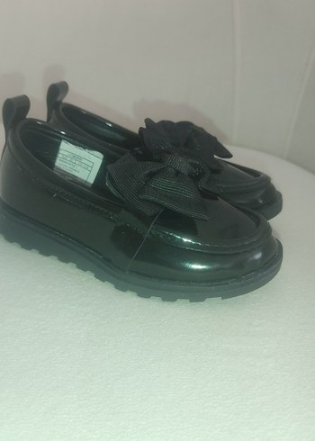 Kız Çocuk Siyah Fiyonklu Goth Babet - Görsel 2