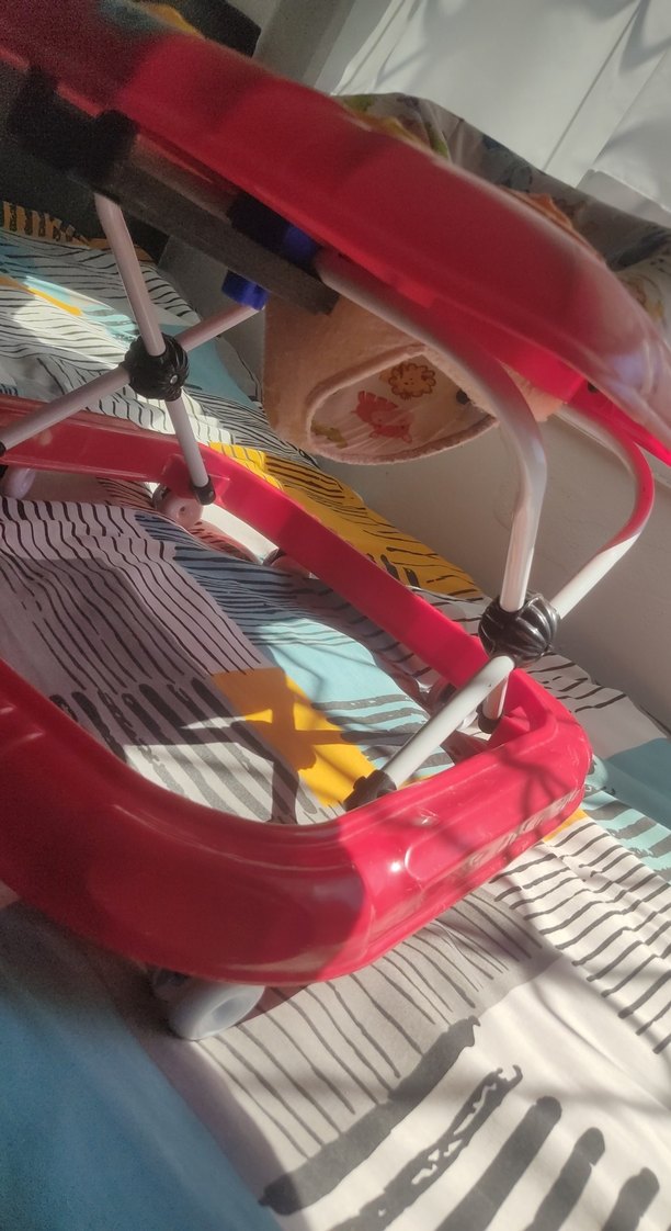 Renkli Kırmızı Bebek Yürüteci - Görsel 4