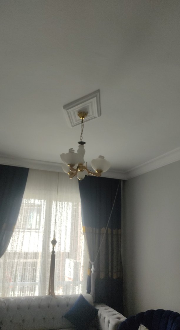 Beyaz 3 Lambalı Tavan Avizesi - Görsel 4