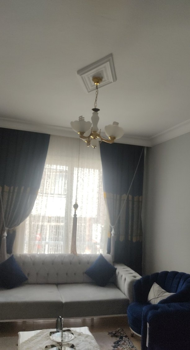 Beyaz 3 Lambalı Tavan Avizesi - Görsel 5