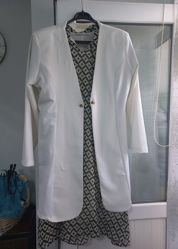 Gri Yılan Desenli Uzun Kollu Kadın Tunik - Görsel 9