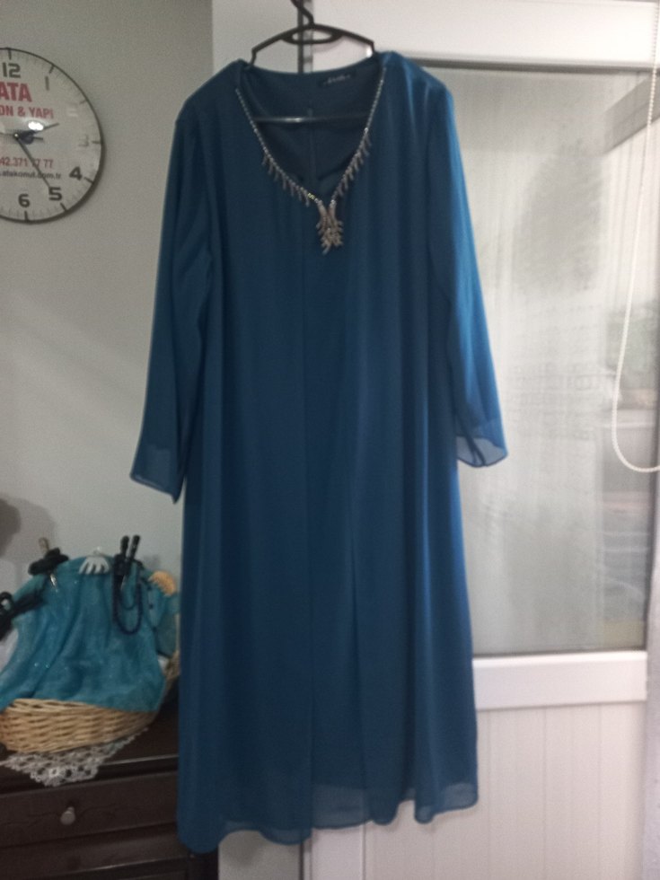 Gri Yılan Desenli Uzun Kollu Kadın Tunik - Görsel 2