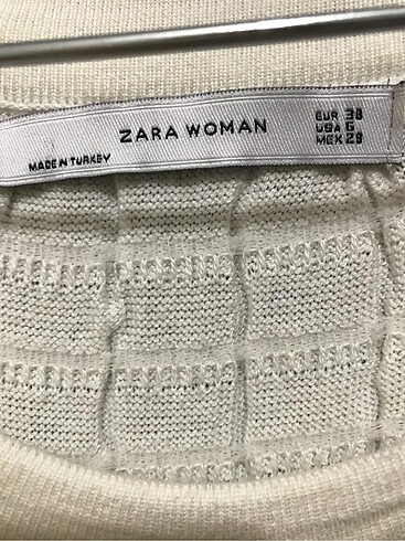 Zara Beyaz elbise