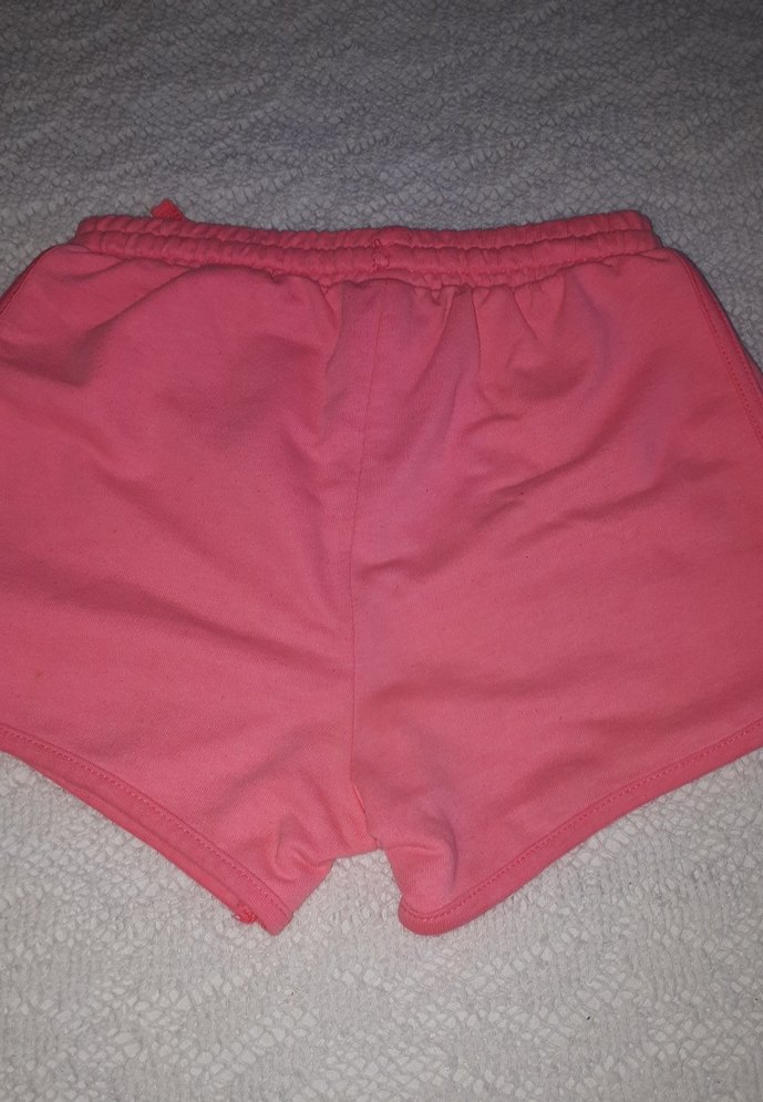 Pembe Rahat Kesim Kız Şortu - Görsel 2