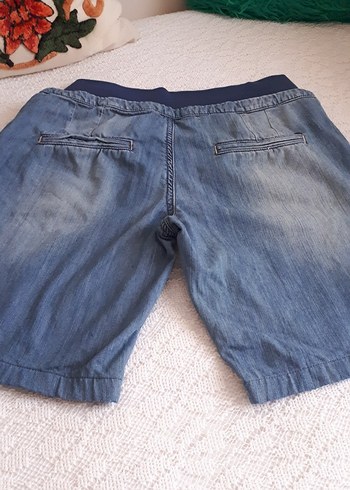 Gri Kot Hamile Midi Şort XSIDE - Görsel 4