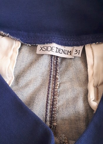 Gri Kot Hamile Midi Şort XSIDE - Görsel 3